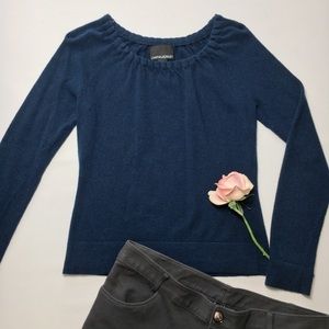 Cynthia Rowley Wool Blend Sweater in Blue, sz S